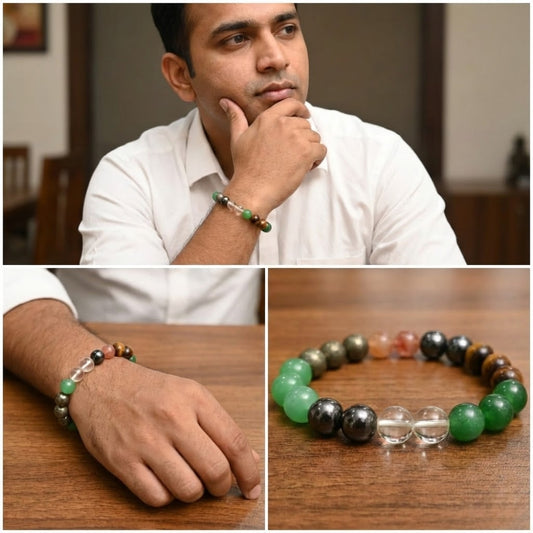 Dhan Yog Crystal Bracelet for Wealth, Stability & Financial Growth What is this