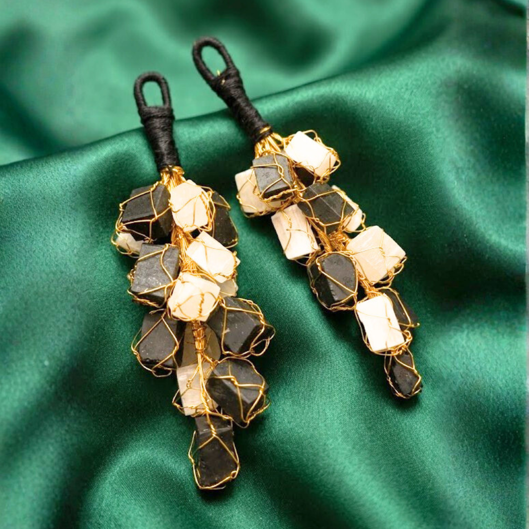 Black Tourmaline & Selenite Door Hanging