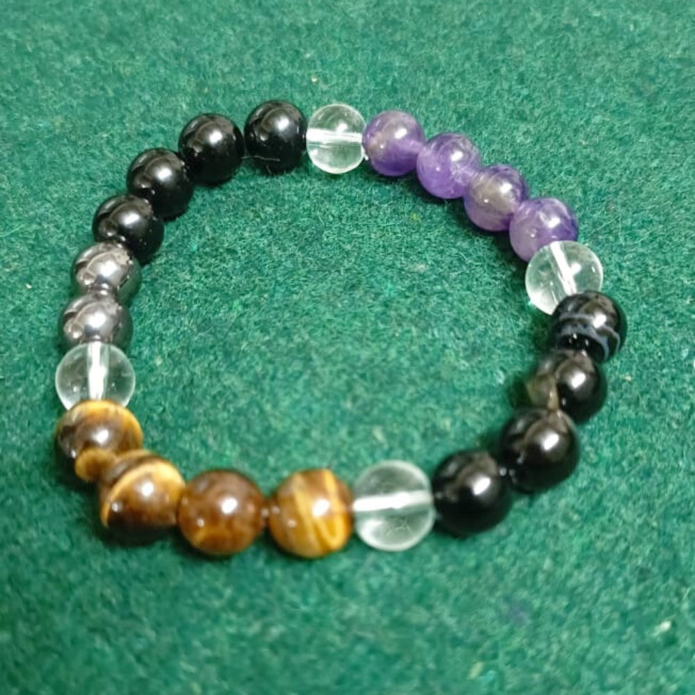 Black Magic Protection Crystal Bracelet
