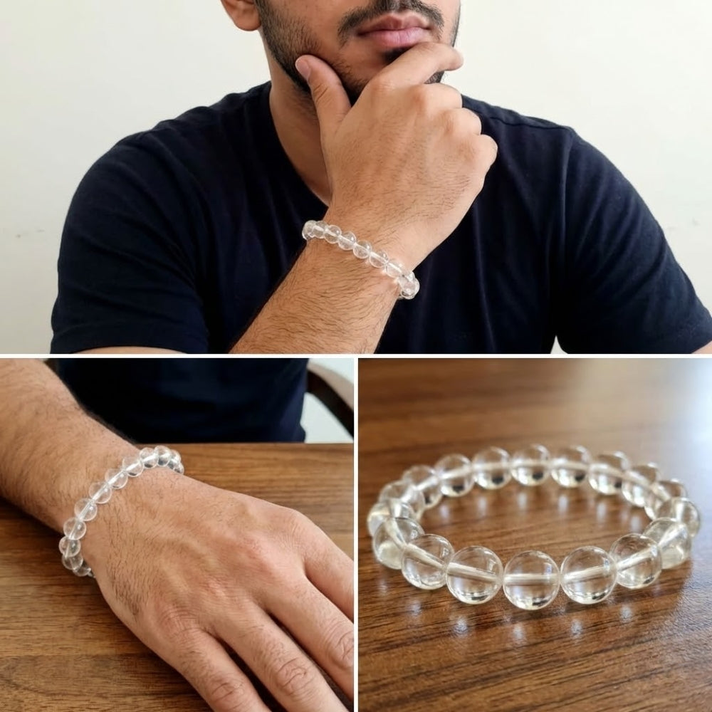 Clear Quartz Master Healer Crystal Bracelet