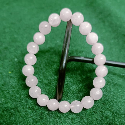 Rose Quartz Crystal Bracelet for Love, Healing & Emotional Balance