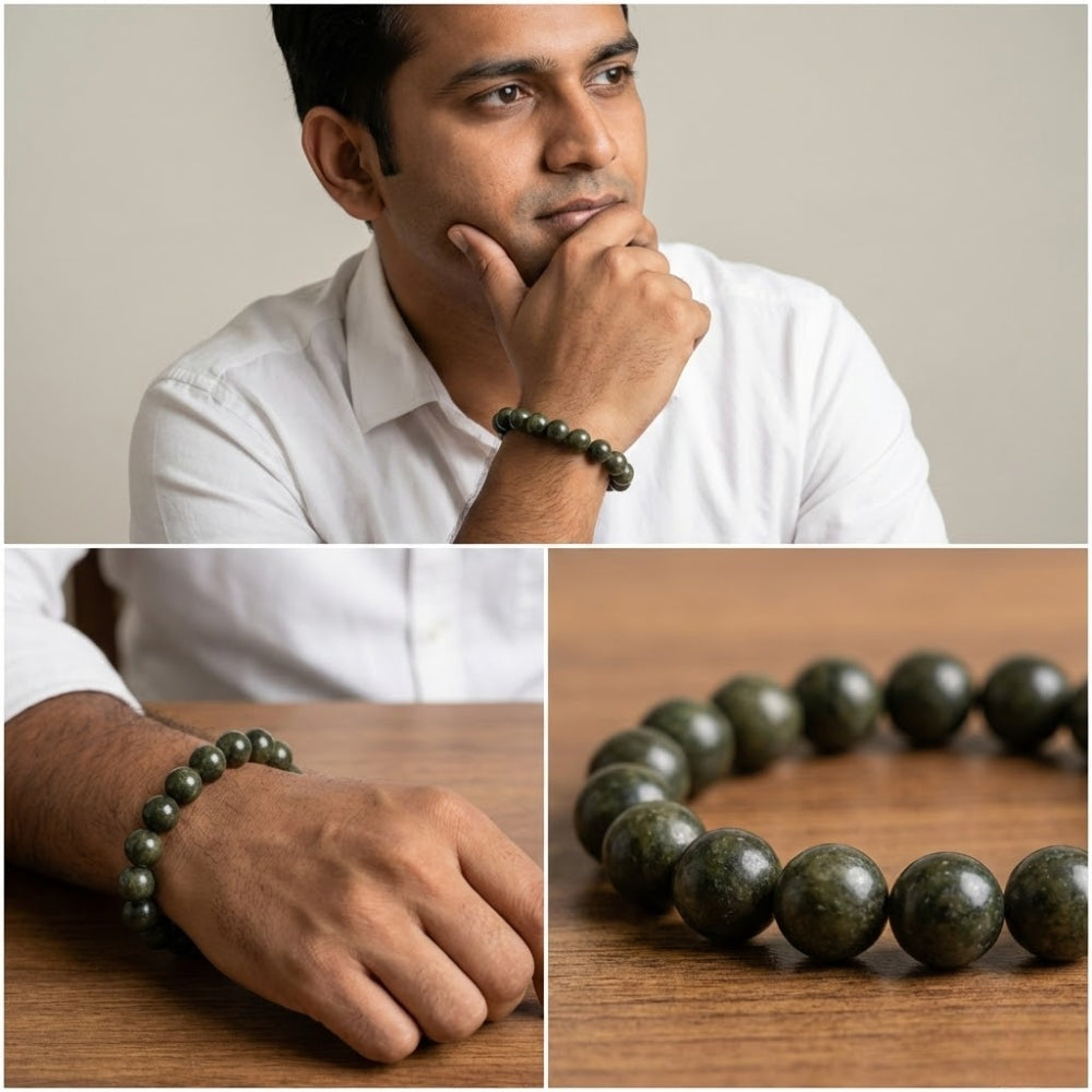 Pyrite Crystal Bracelet for Wealth, Confidence & Motivation