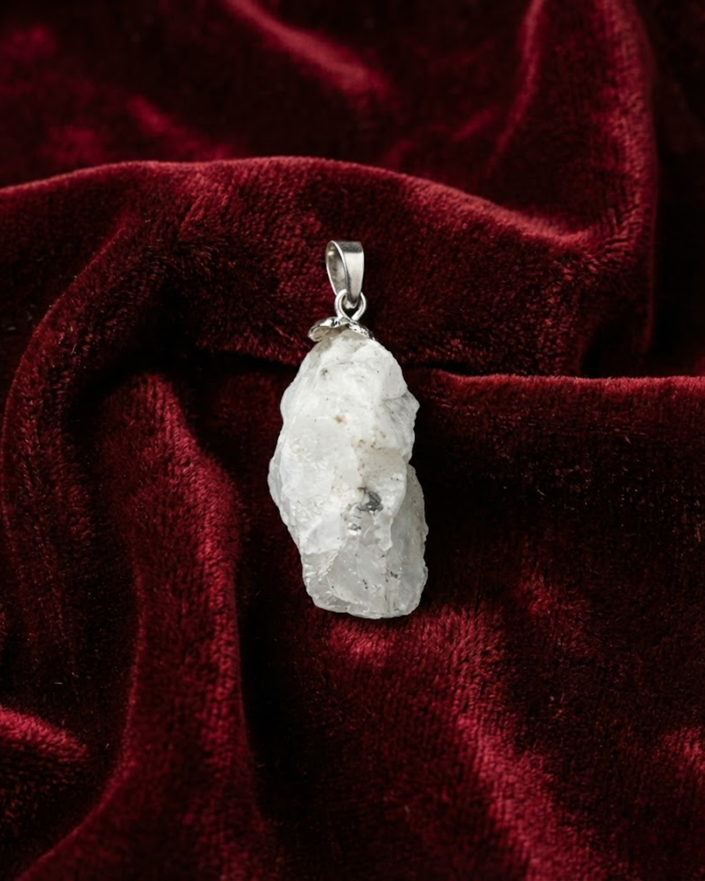 Raw Moon Stone Pendant