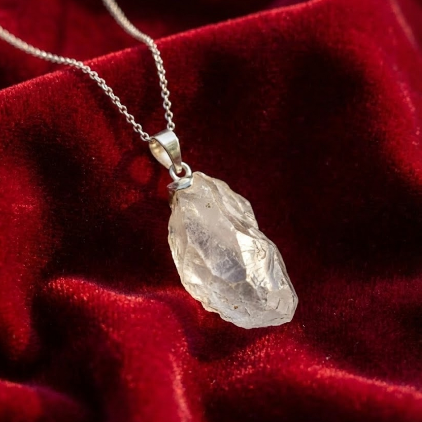 Raw Moon Stone Pendant