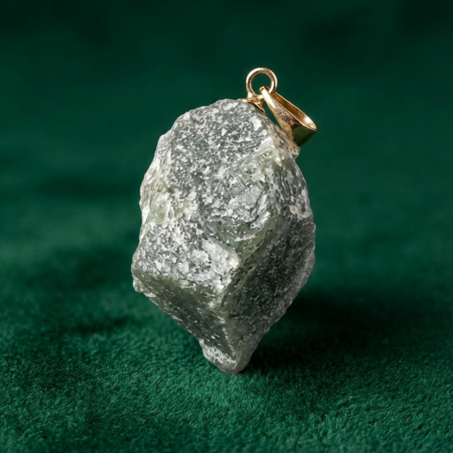 Raw Jade Pendant